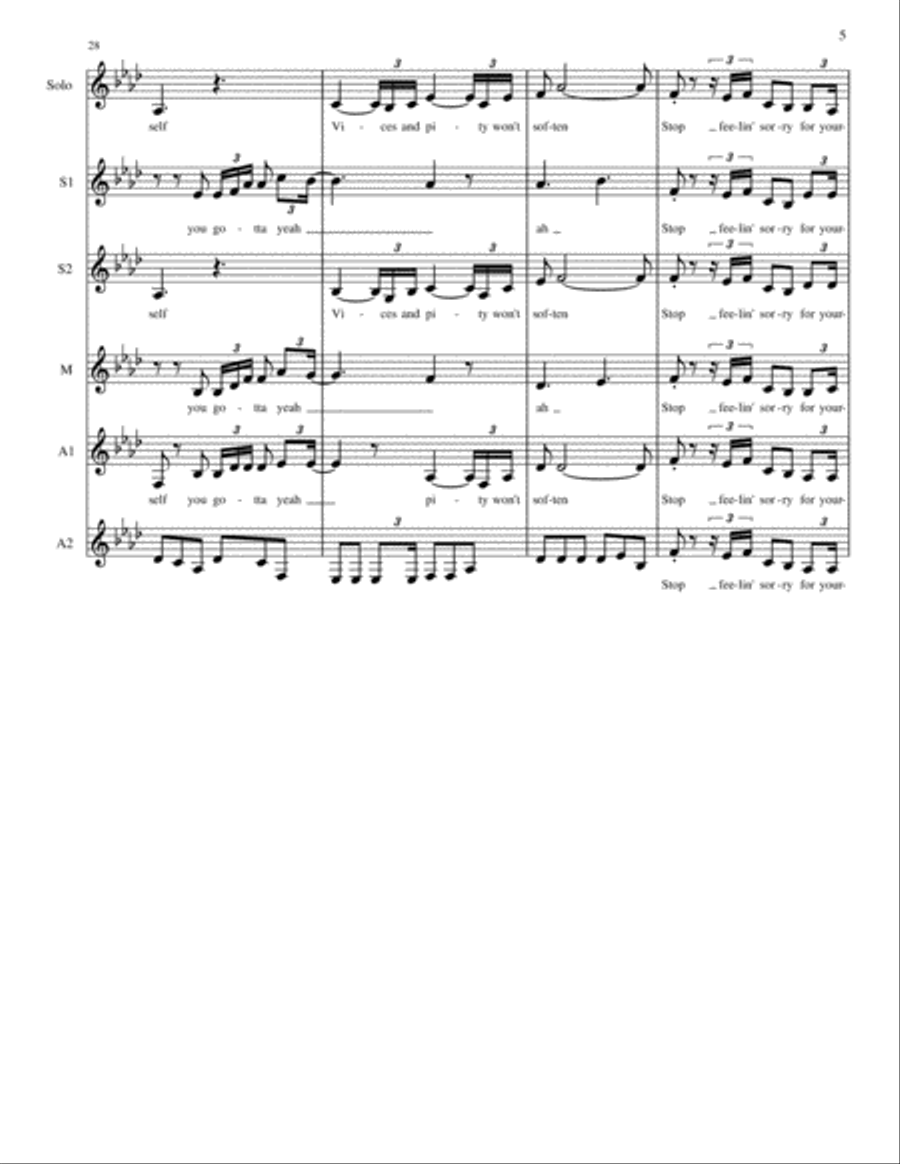 You Don't Do It For Me Anymore SSA scores gallery preview page 5