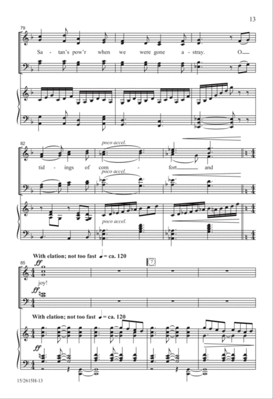 Rejoice! Rejoice! 4-Part scores gallery preview page 13