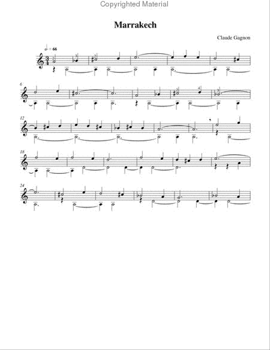 Déjà vu Classical Guitar scores gallery preview page 2