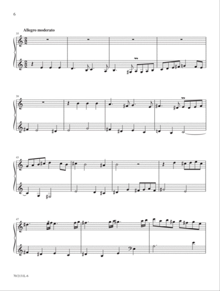 Eight New Little Preludes & Fugues Organ Solo scores gallery preview page 3
