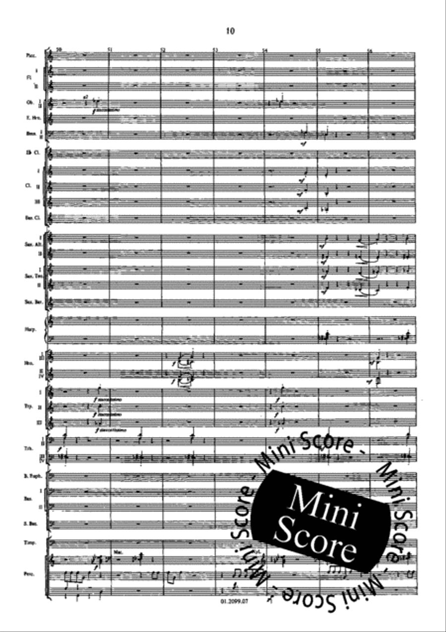Hymns And Dances II Concert Band scores gallery preview page 16