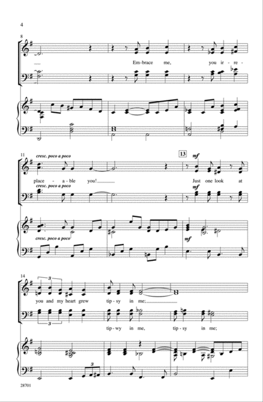 <br>Sheet music extract