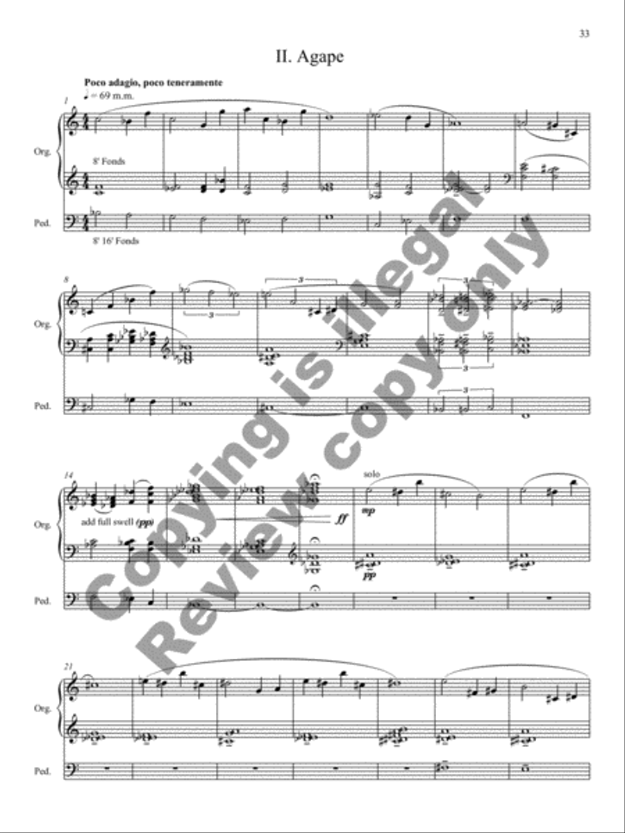 Triptych for Organ and Large Orchestra Orchestra scores gallery preview page 11
