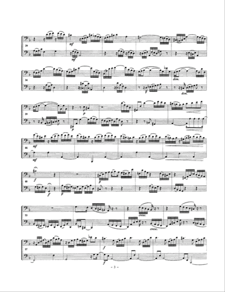 Suite in D minor Brass Duet scores gallery preview page 5