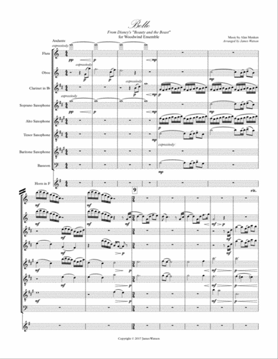 Belle Woodwind Quintet scores gallery preview page 2