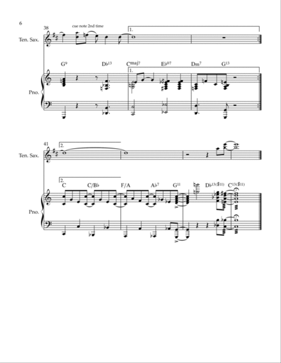 Goody Goody Tenor Saxophone scores gallery preview page 6