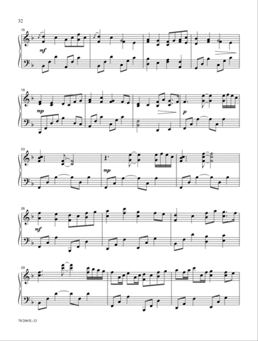 Lord of All Creation Piano Solo scores gallery preview page 16