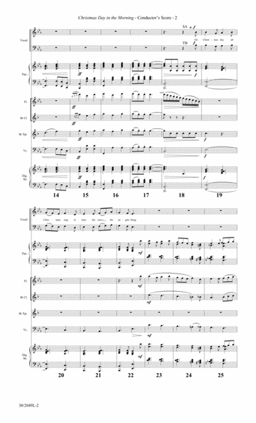 Christmas Day in the Morning - Instrumental Ensemble Score and Parts