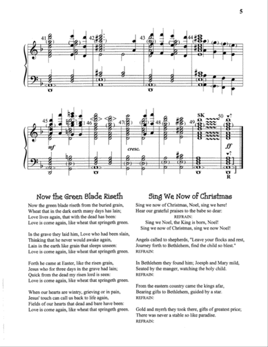 Sing We Now of Christmas 5-Octaves scores gallery preview page 9