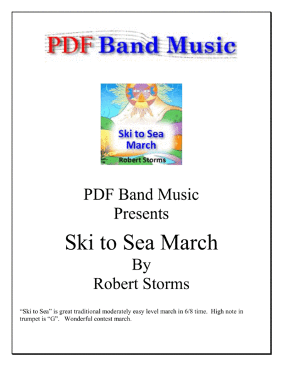Ski to Sea March Ski to Sea March Concert Band scores gallery preview page 2