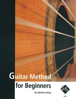 Book cover for Guitar Method for Beginners