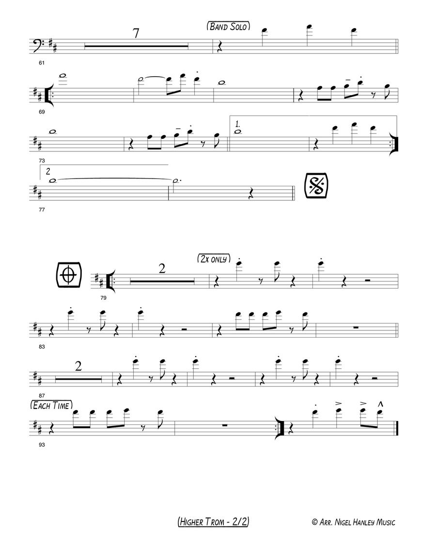 (your Love Has Lifted Me) Higher And Higher Jazz Ensemble scores gallery preview page 4