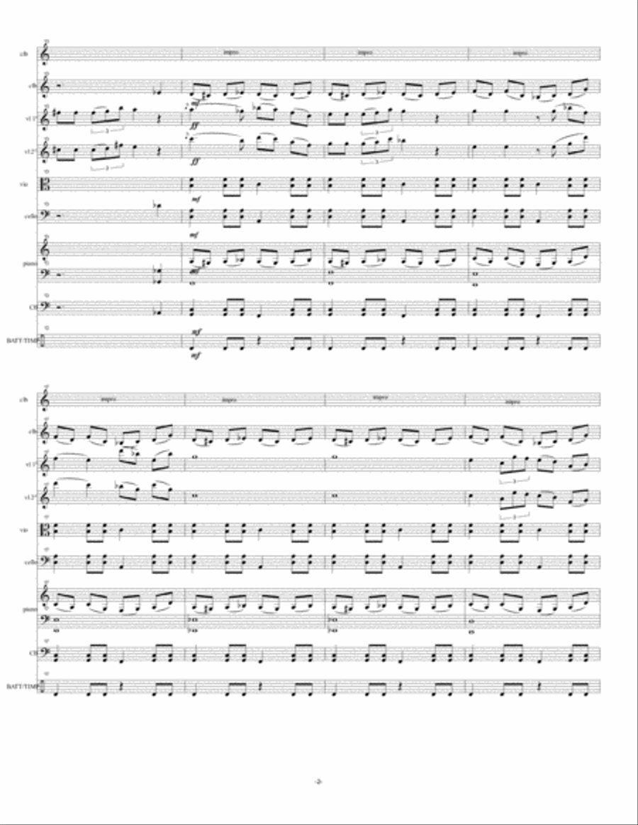 DANSE DU CERCLE OUVERT DANSE DU CERCLE OUVERT Chamber Orchestra scores gallery preview page 2