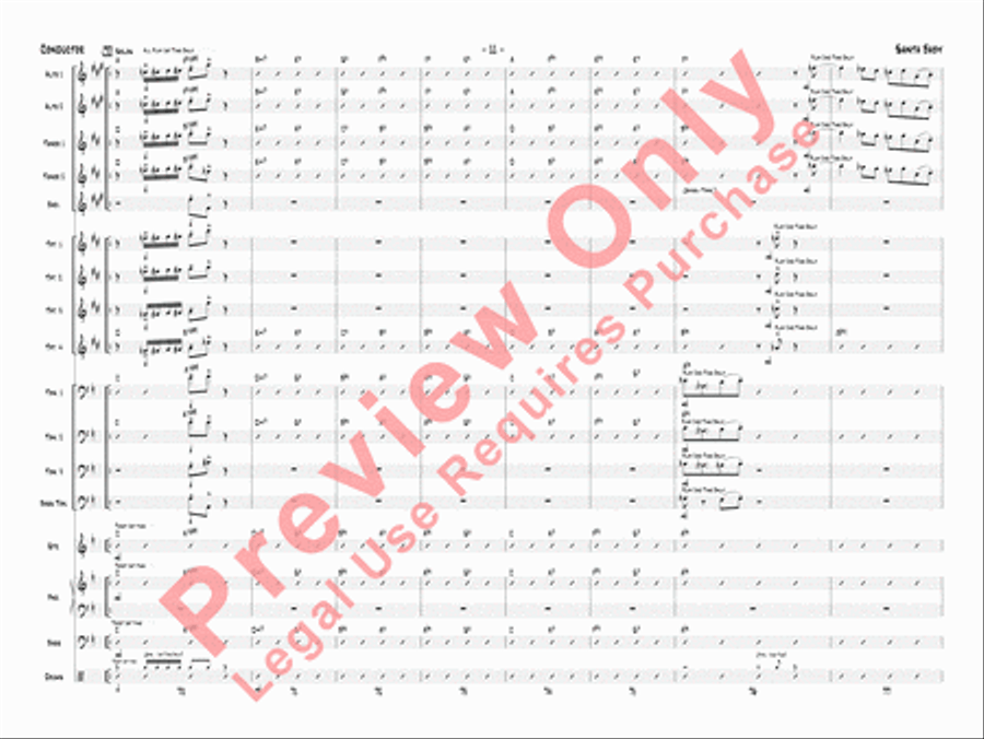 Santa Baby Santa Baby Jazz Ensemble scores gallery preview page 14