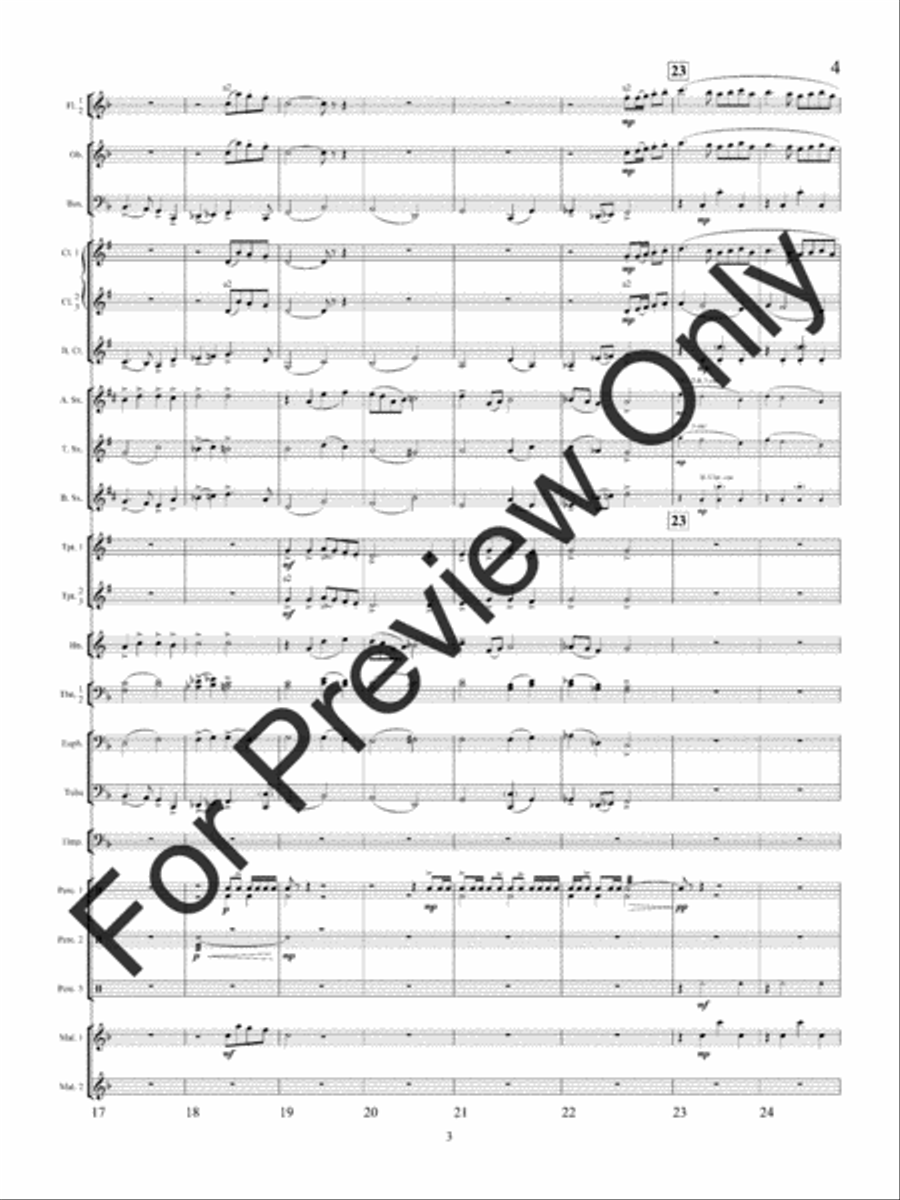 Christmas Bells Are Ringing Concert Band scores gallery preview page 6