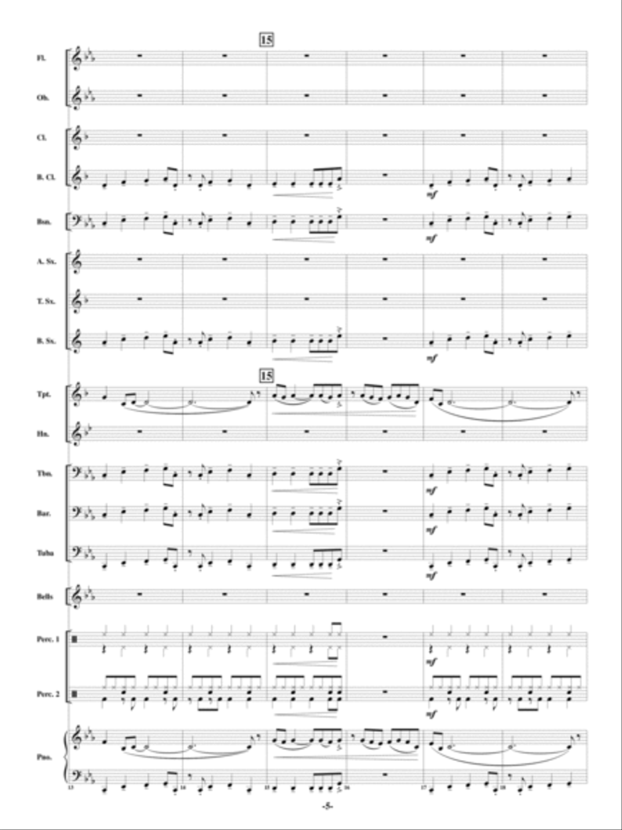 Chillaxin' Concert Band scores gallery preview page 4