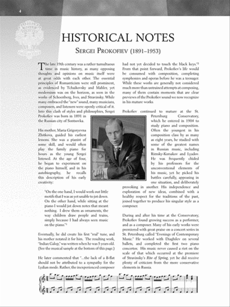 Sergei Prokofiev – Visions Fugitives, Op. 22 Piano Solo scores gallery preview page 5