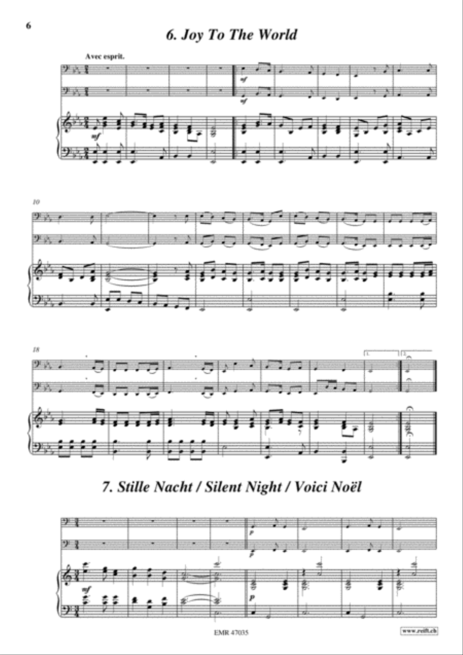 28 Weihnachtsmelodien Vol. 1 + 2 Brass Duet scores gallery preview page 6