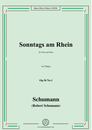 Schumann-Sonntags am Rhein,Op.36,No.1 in F Major