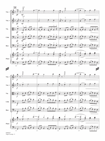 Night Passage - Conductor Score (Full Score)