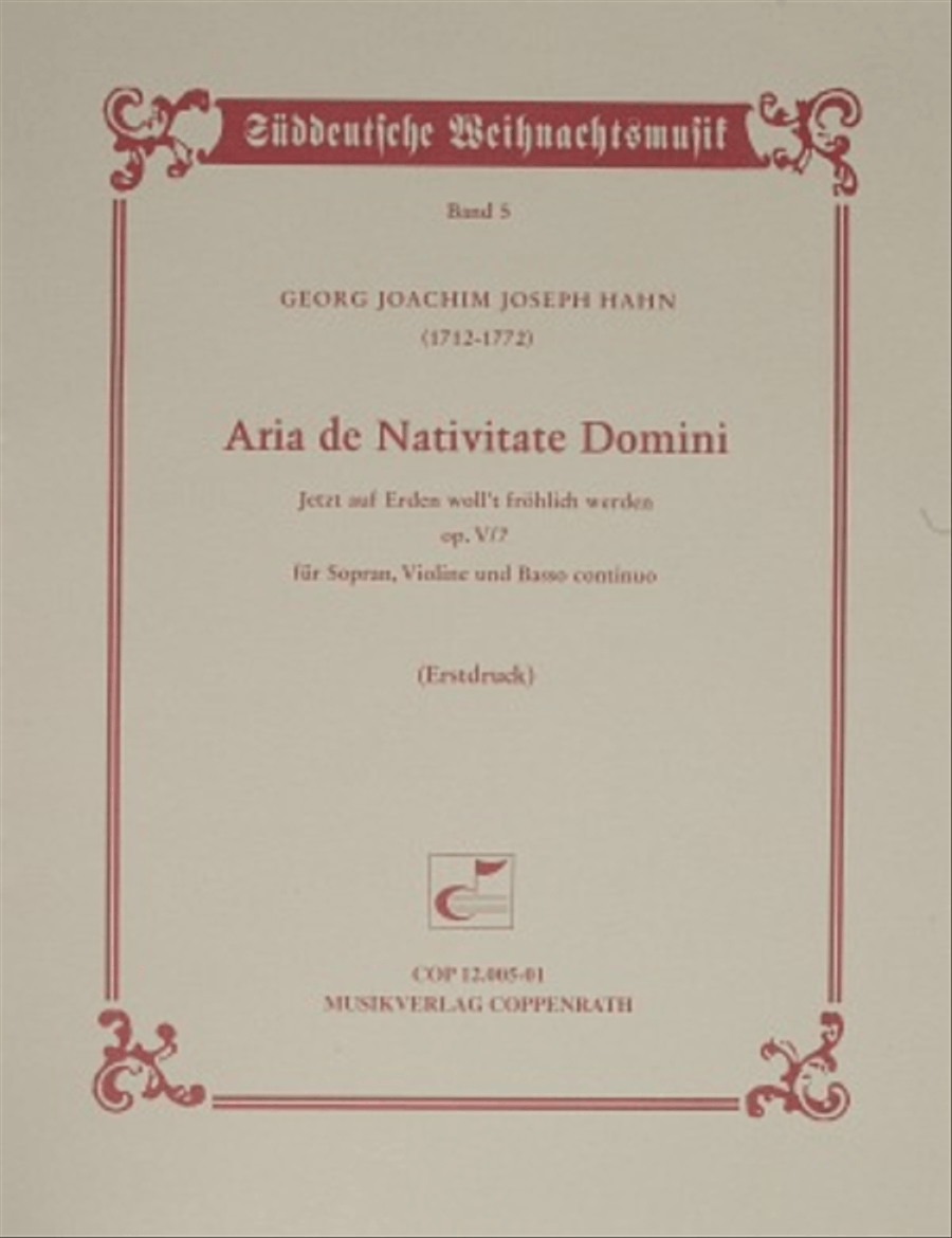 Aria de Nativitate Domini Soprano Voice scores gallery preview page 1