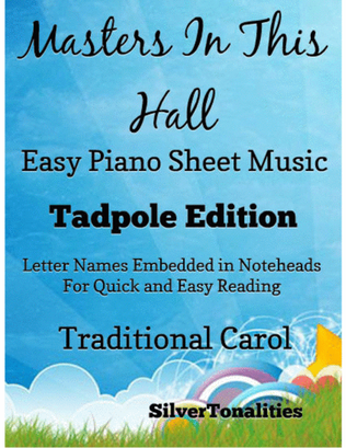 Masters In This Hall Easy Piano Sheet Music 2nd Edition