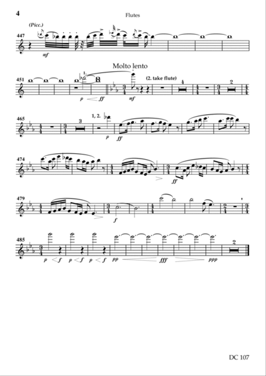 For Romania [parts] Percussion Ensemble scores gallery preview page 4