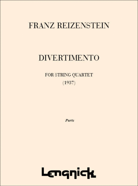 Divertimento for String Quartet