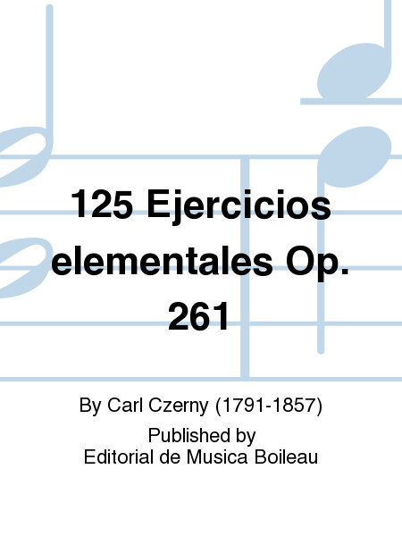 125 Ejercicios elementales Op. 261