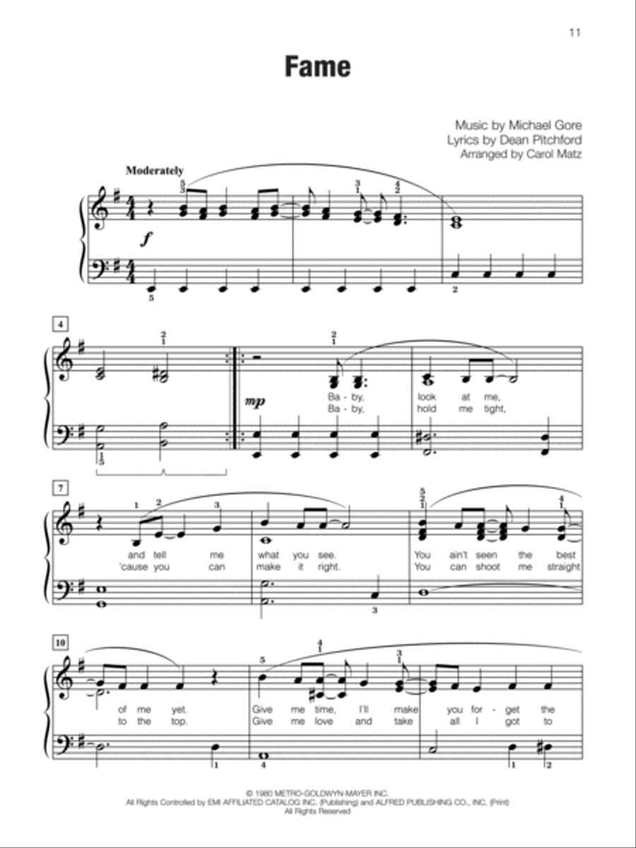 Famous & Fun for Adults -- Pop, Book 5 Piano Method scores gallery preview page 3