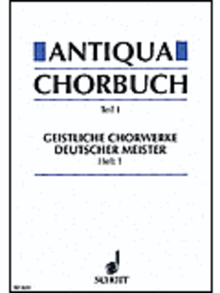 Book cover for Antiqua Chorbuch Sacred Vol 1