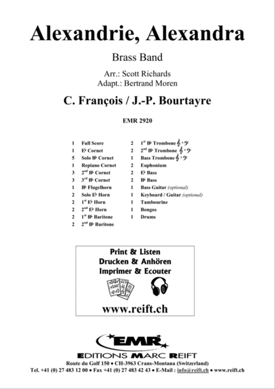 Alexandrie, Alexandra Alexandrie, Alexandra Brass Band scores gallery preview page 2