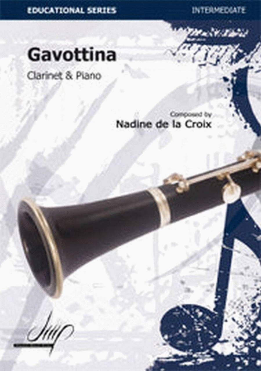 Gavottina Clarinet Solo scores gallery preview page 1