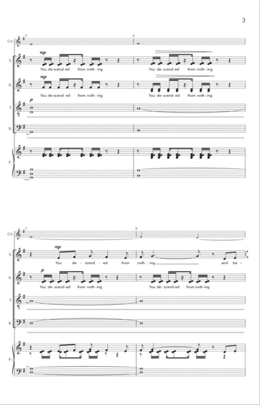 The Lantern Of Your Heart 4-Part scores gallery preview page 2