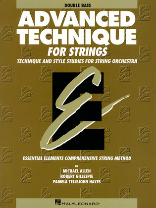 Book cover for Advanced Technique for Strings (Essential Elements series)