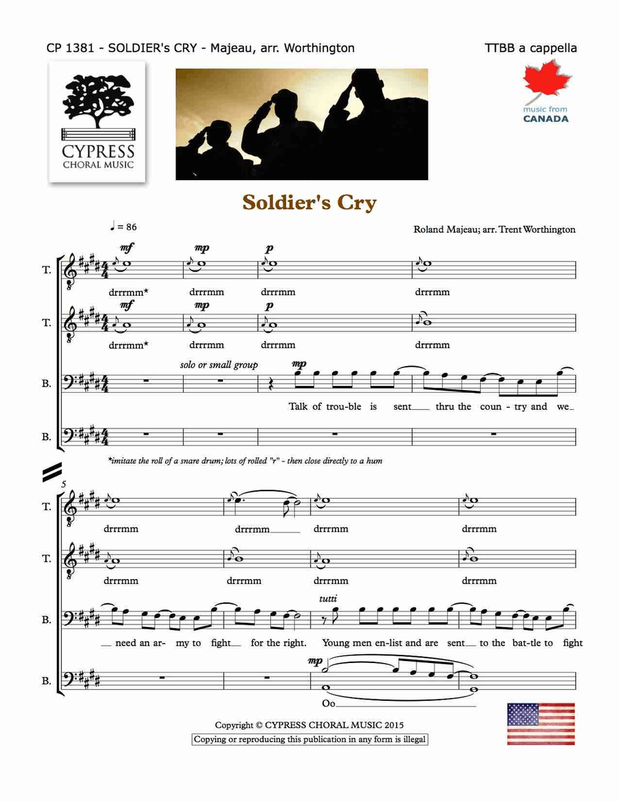 Soldier's Cry American Version