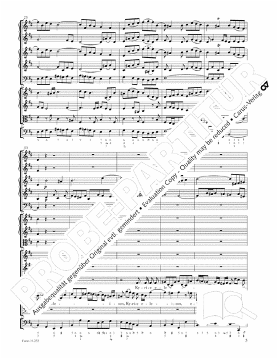 B Minor Mass, BWV 232 (Messe in h-Moll) SSATB scores gallery preview page 16