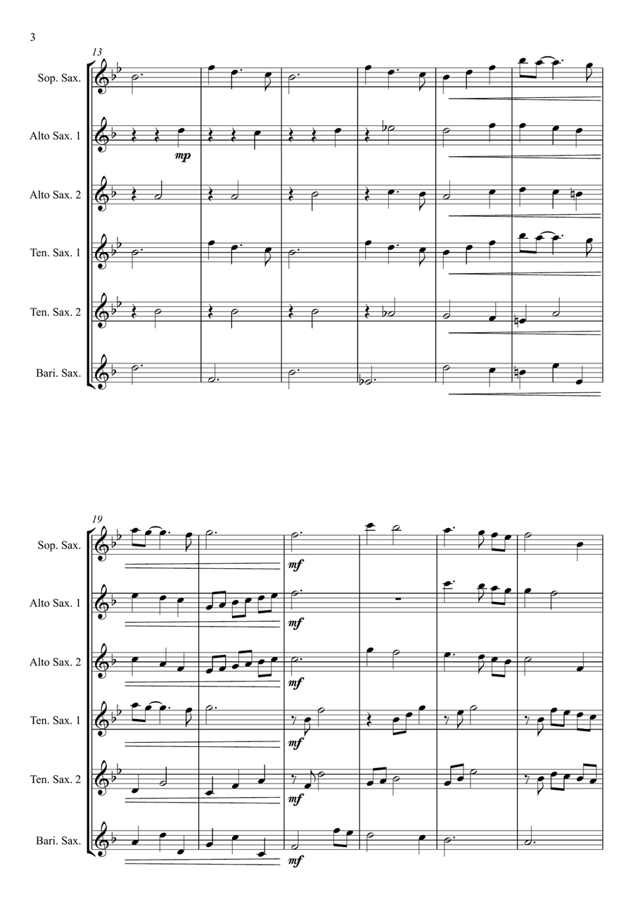 Moon River Woodwind Ensemble scores gallery preview page 4