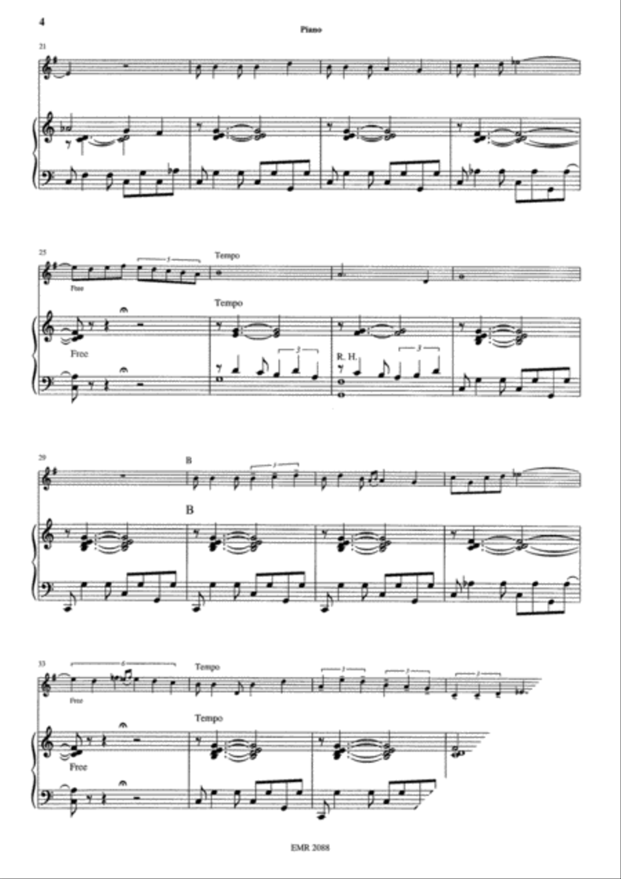 Song for Michael Song for Michael Horn scores gallery preview page 8