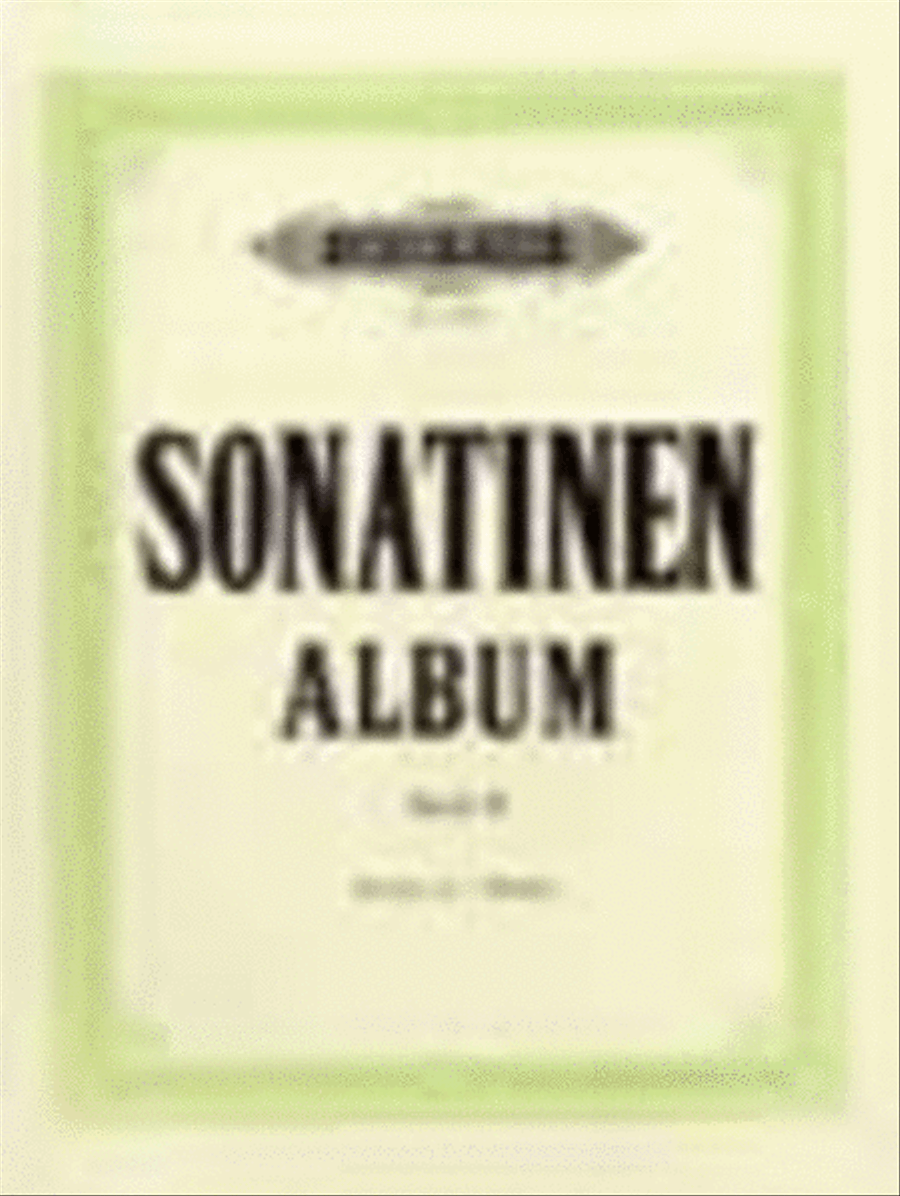 Book cover for Sonatina Album, Volume 2