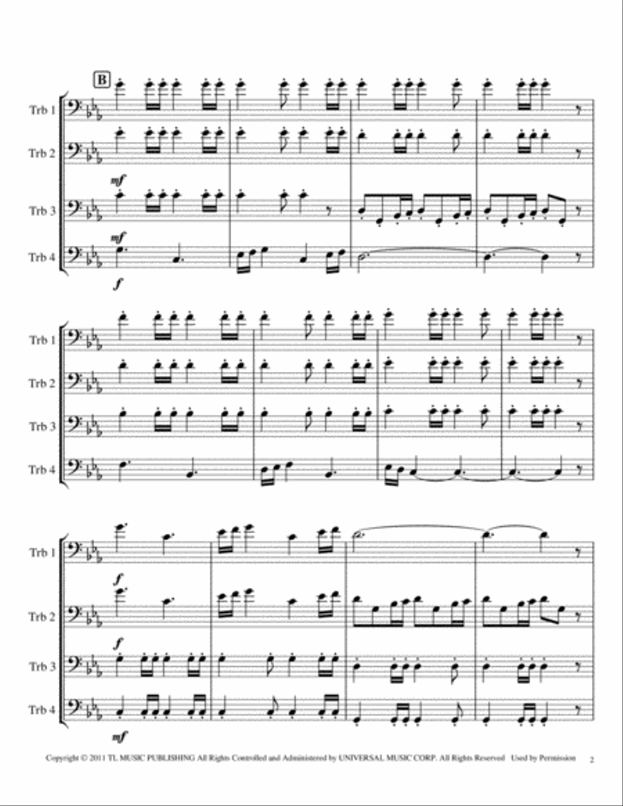 Game Of Thrones Game Of Thrones Brass Ensemble scores gallery preview page 5