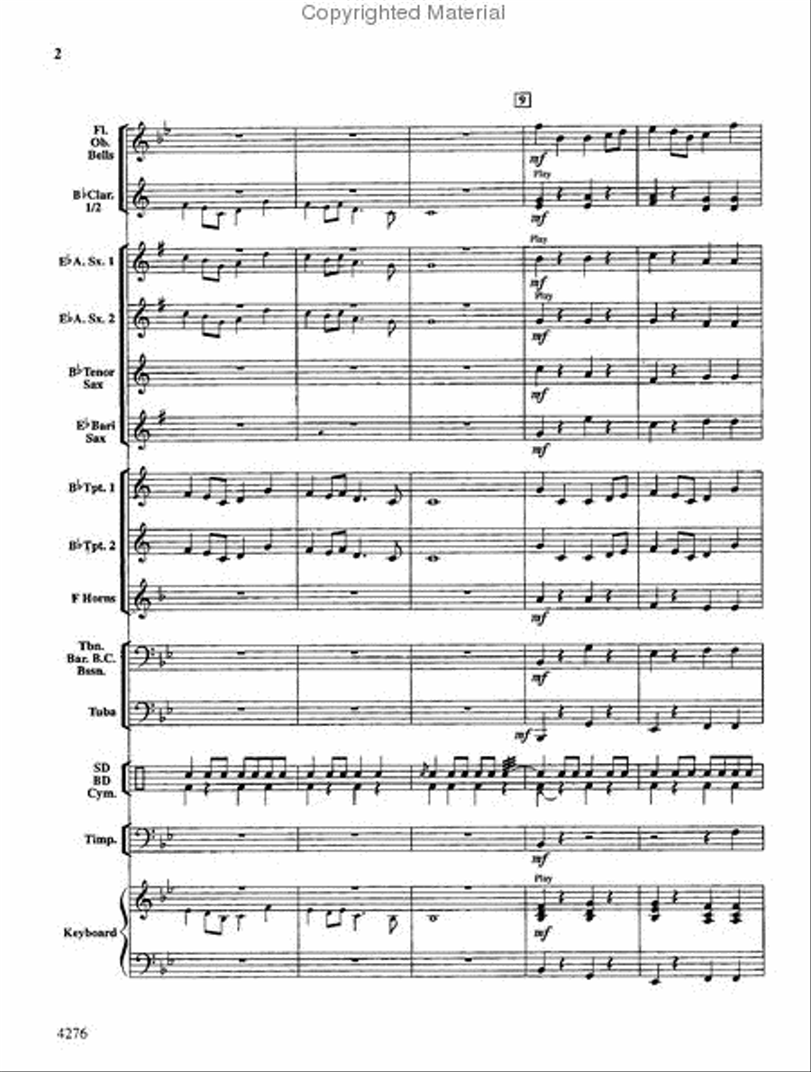 Nottingham Concert Band scores gallery preview page 3