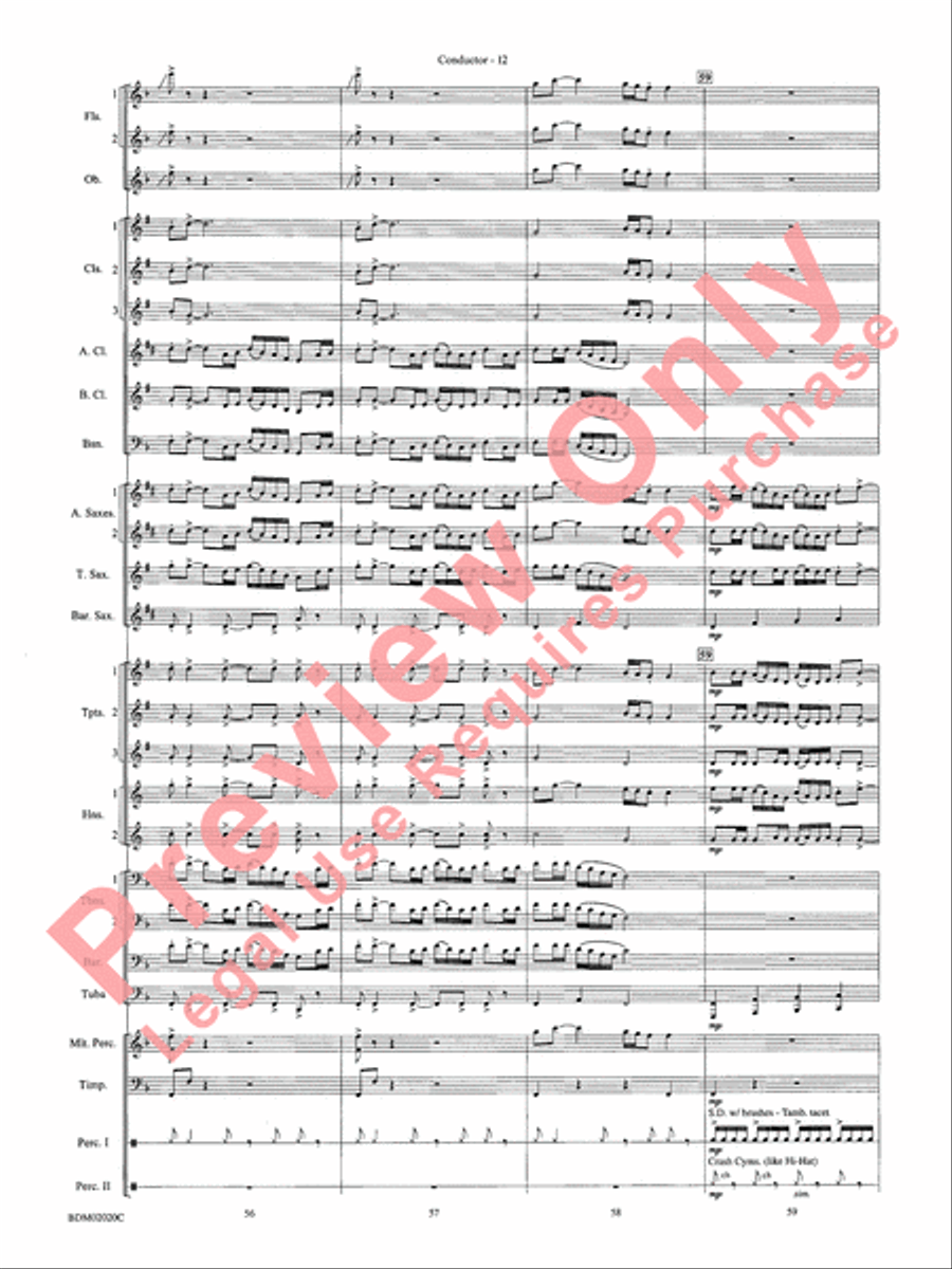 Prairiesong Concert Band scores gallery preview page 15