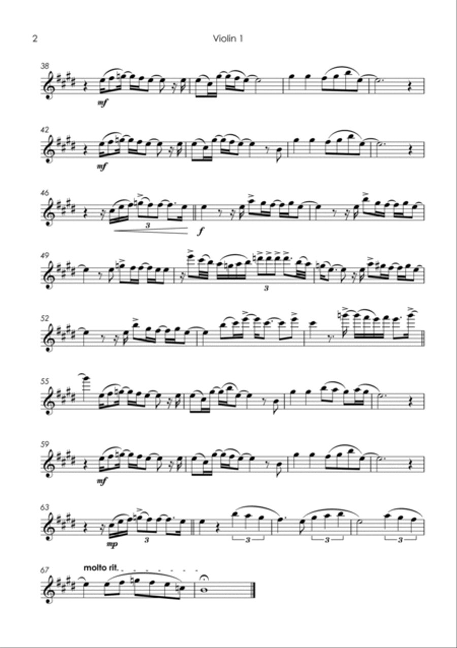 Beautiful Beautiful String Quartet scores gallery preview page 4