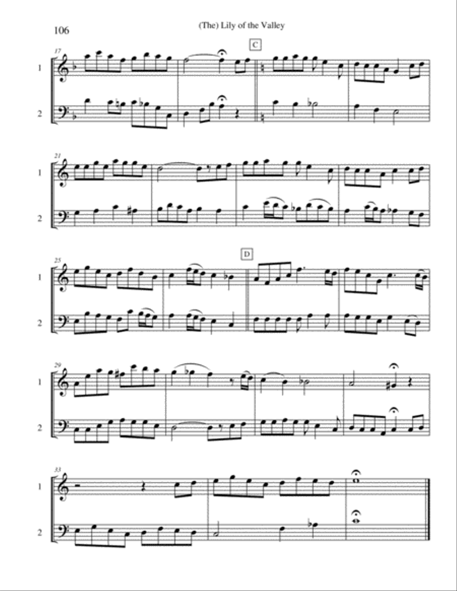 Ten Selected Hymns for the Performing Duet, Vol. 6 - violin and cello String Duet scores gallery preview page 6