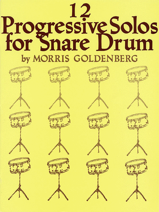 Book cover for Twelve Progressive Solos for Snare Drum