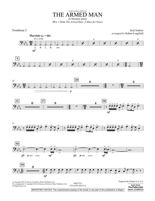 The Armed Man (from A Mass for Peace) (arr. Robert Longfield) - Trombone 2