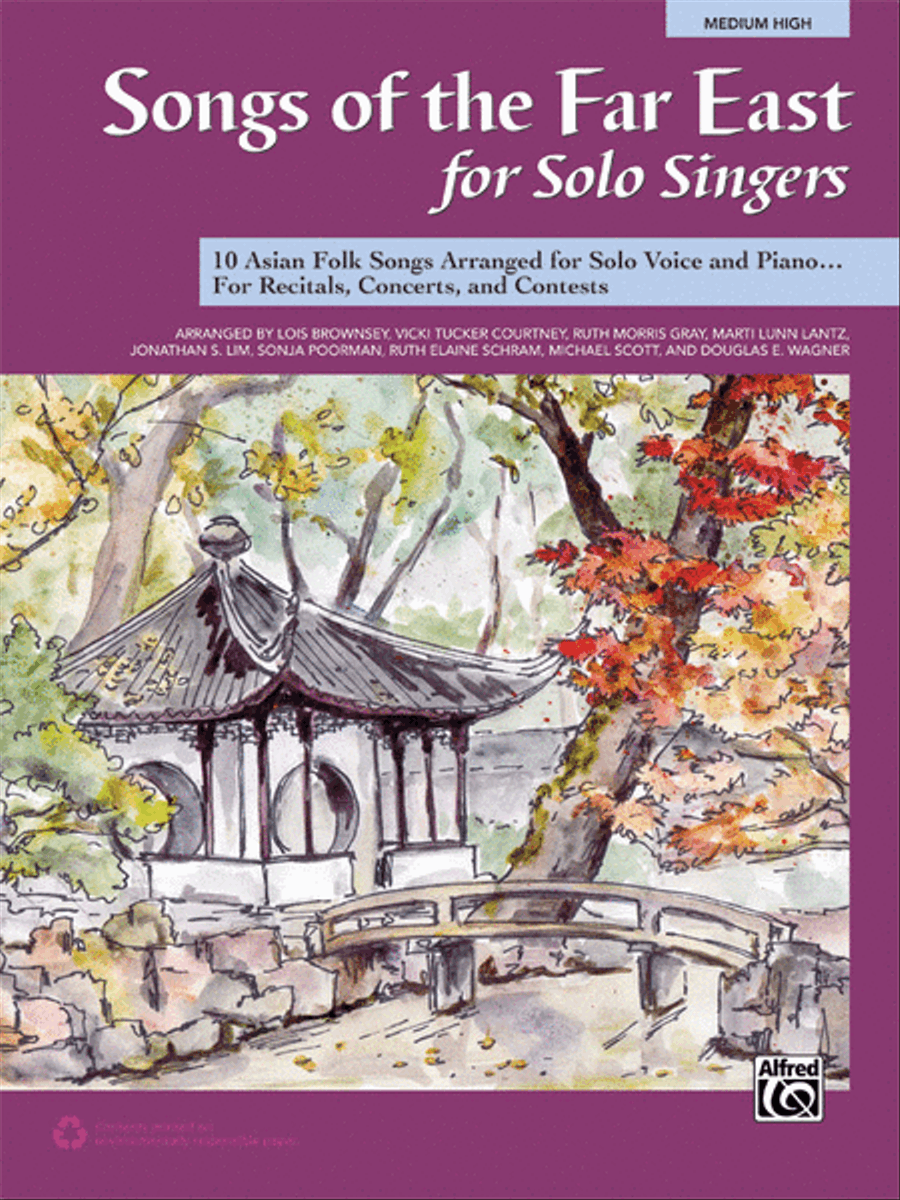 Songs of the Far East for Solo Singers Medium-High Voice scores gallery preview page 1
