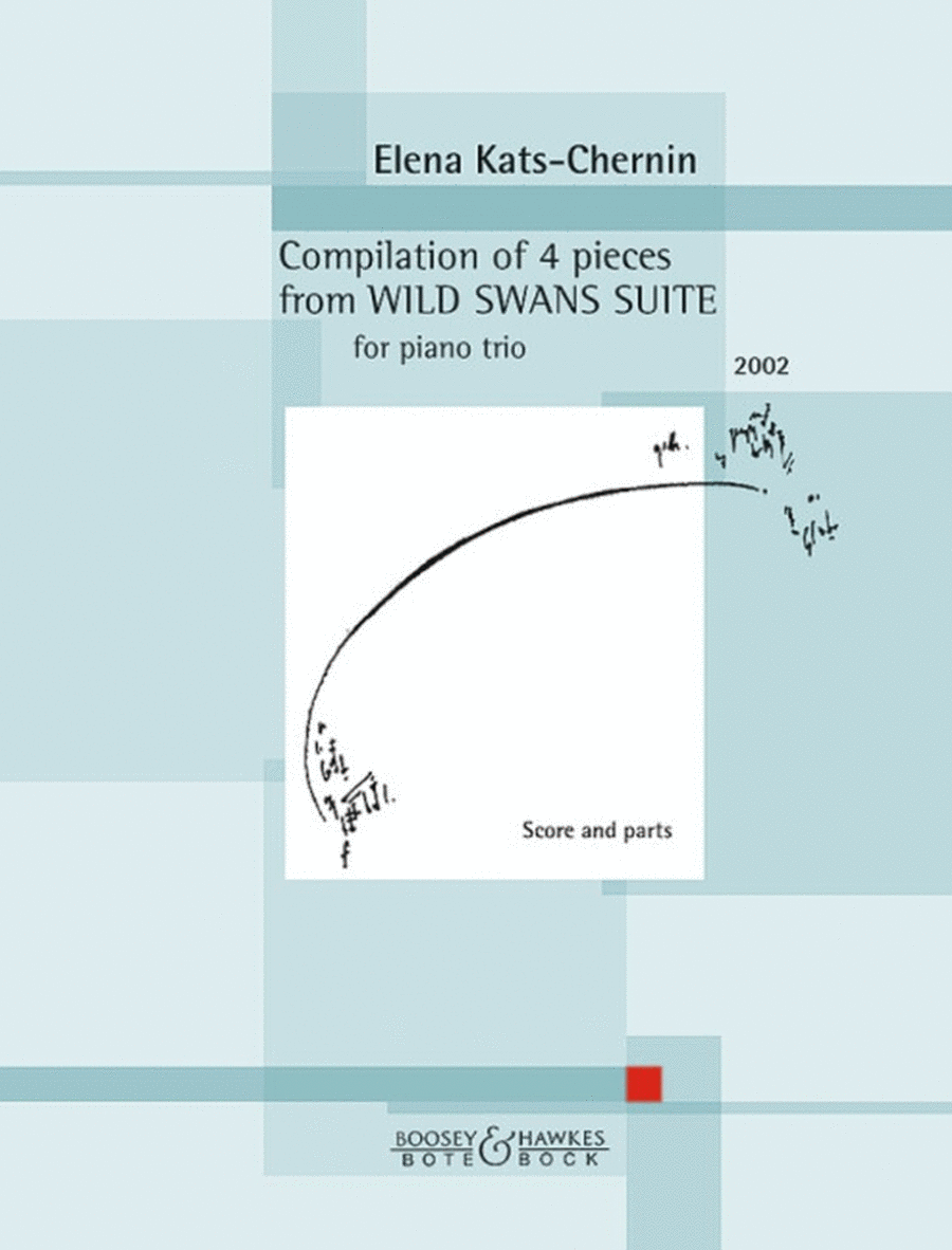 Compilation of 4 pieces from Wild Swans Suite Piano Trio scores gallery preview page 1