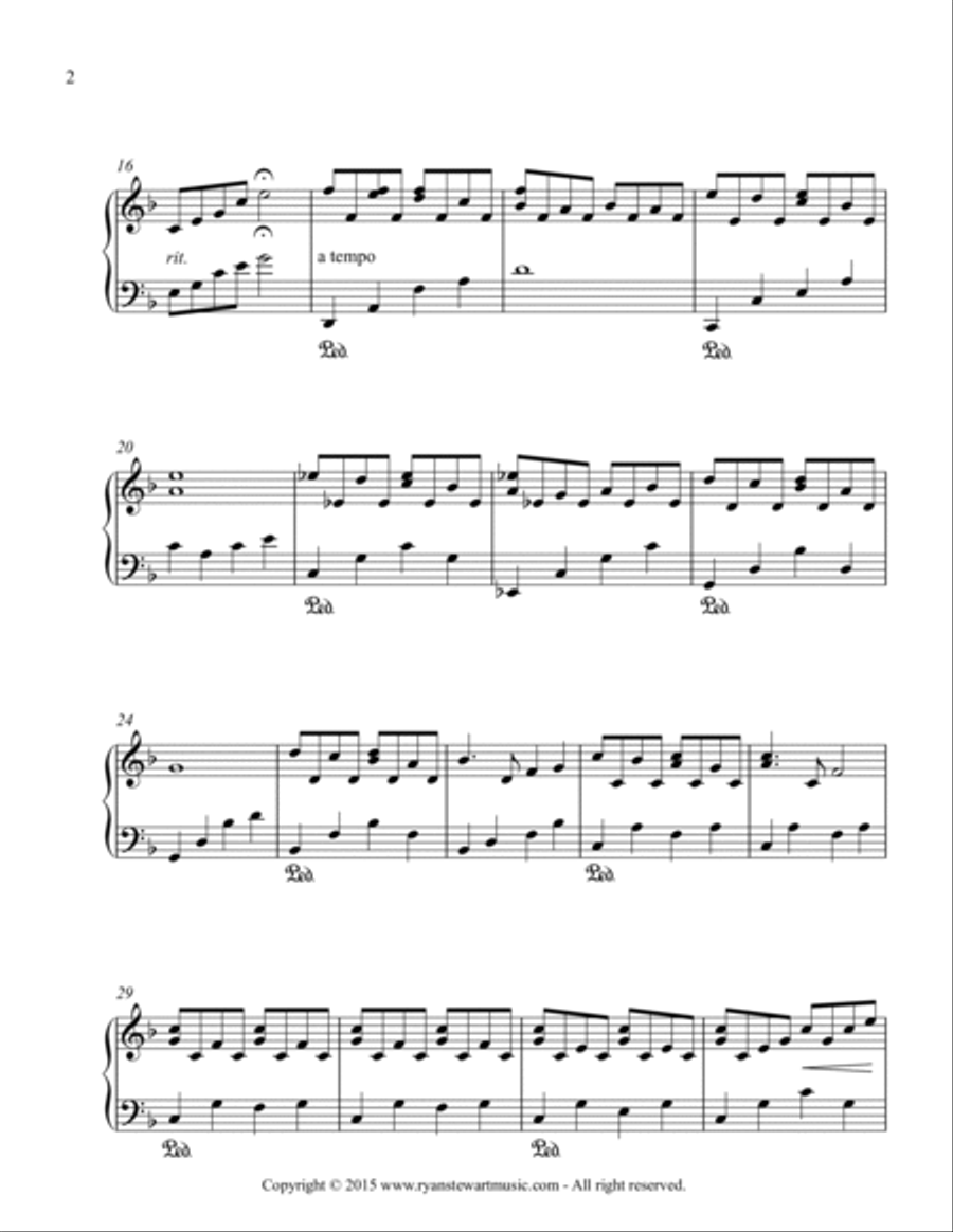 Our Story (Solo Piano) Piano Solo scores gallery preview page 2